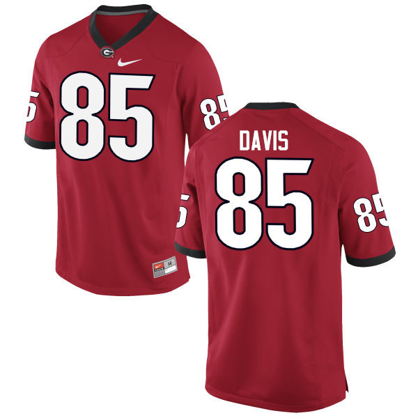 Men Georgia Bulldogs #85 Jordan Davis College Football Jerseys-Red